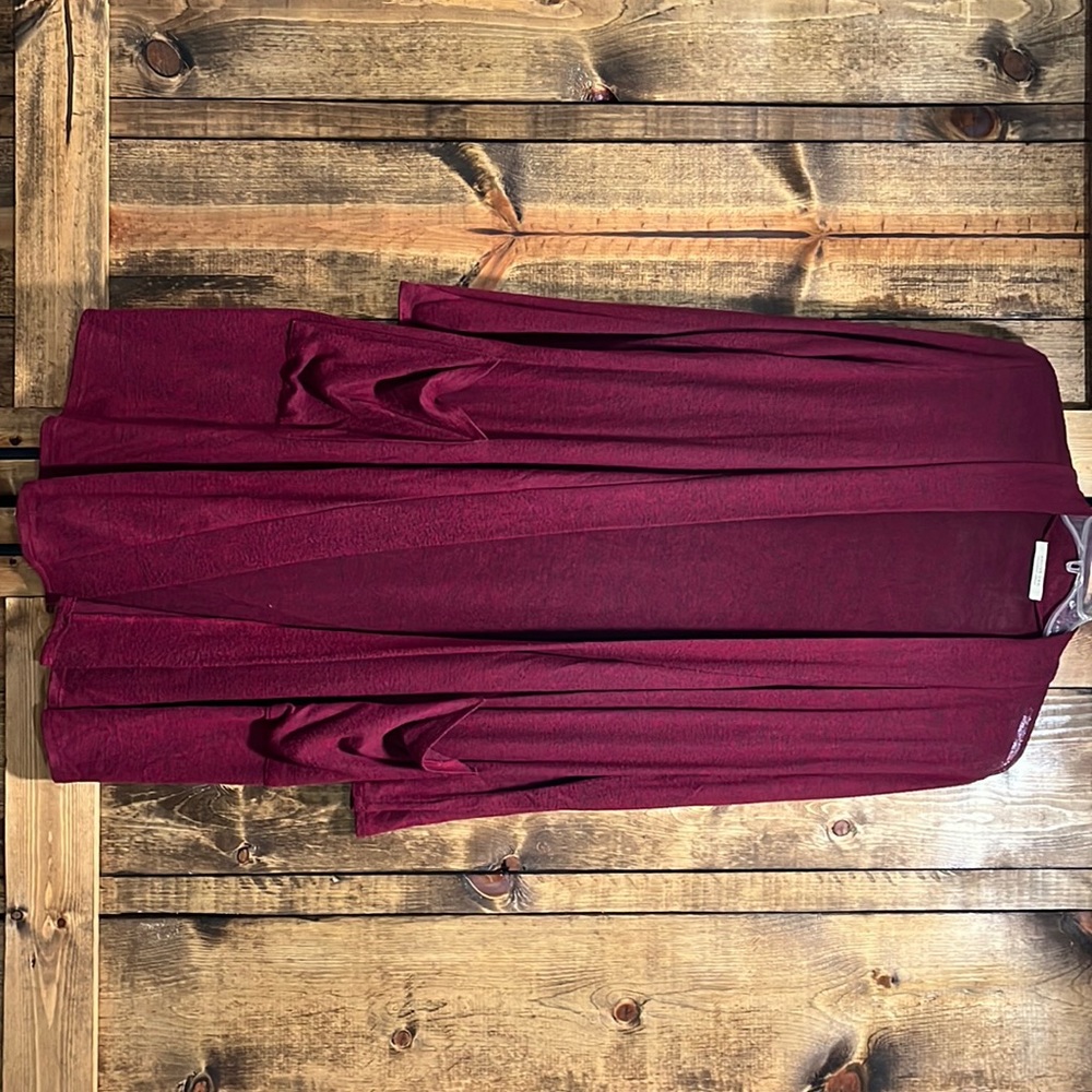 Maroon light weight cardigan